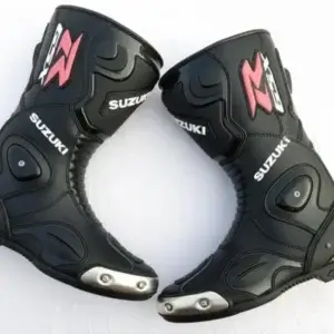 Suzuki GSXR Racing Motorcycle Boots