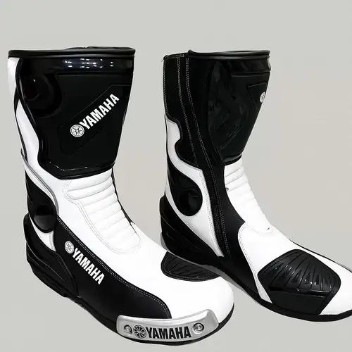 Yamaha Biker Leather Boots