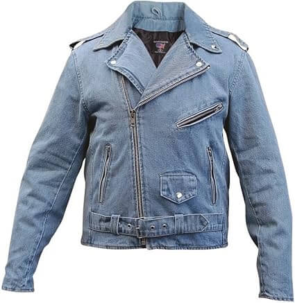 Denim Biker Jacket