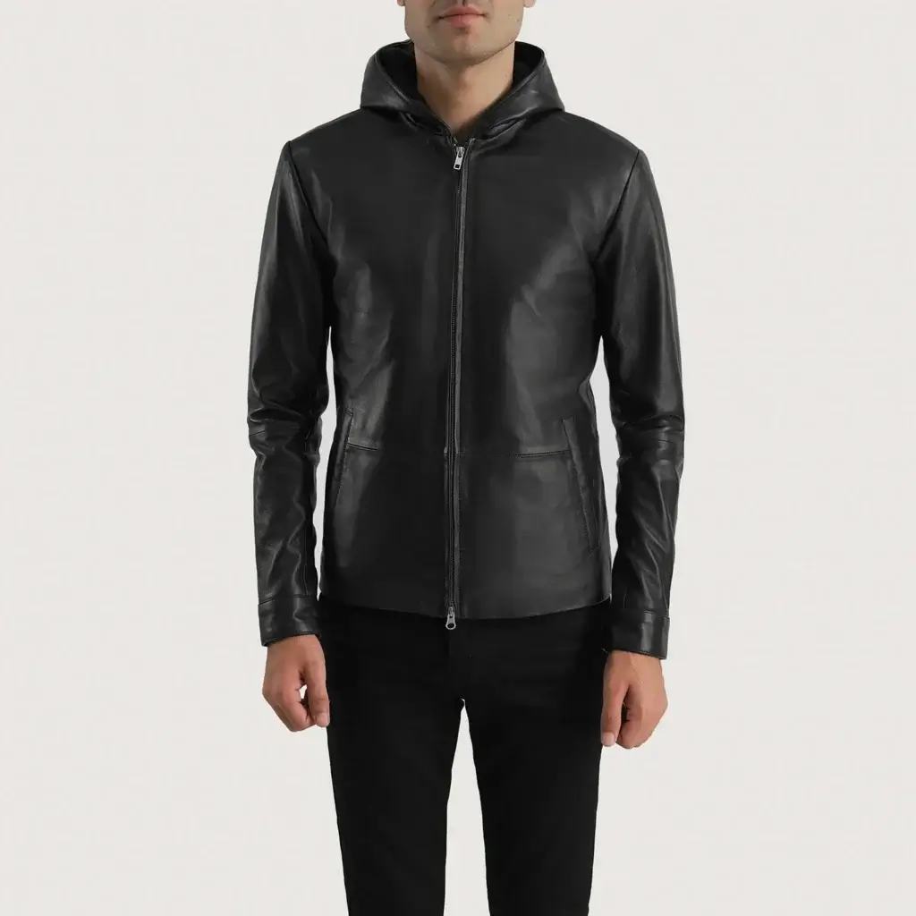 Hooded Leather Jackets