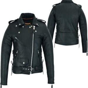 Ladies Motorcycle Leather Jacket