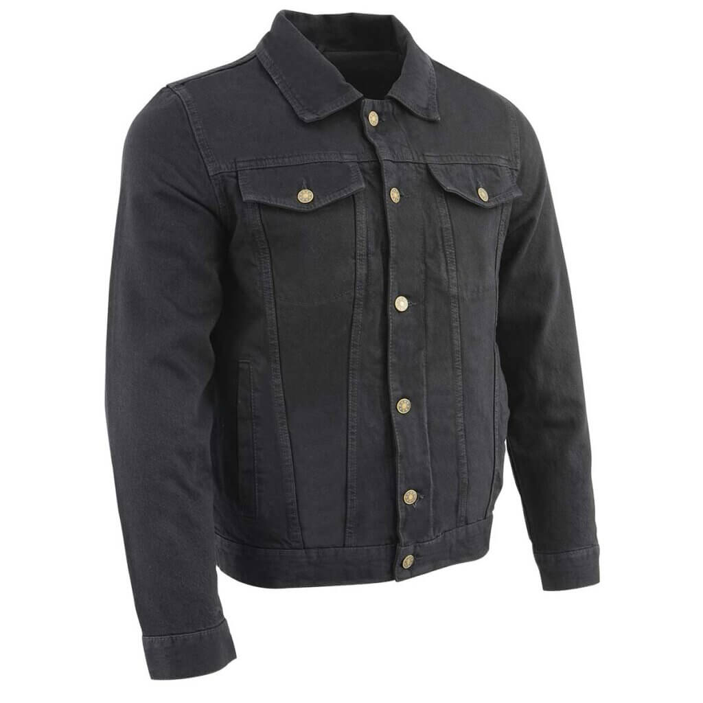 Men's Denim Motorcycle Jacket