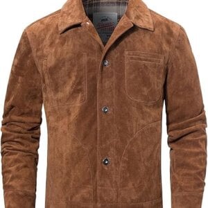Men's Suede Motorcycle Jacket