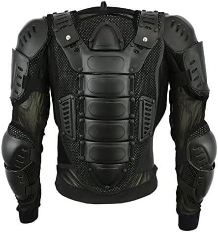 Motorcycle Armor Jacket Back Side View