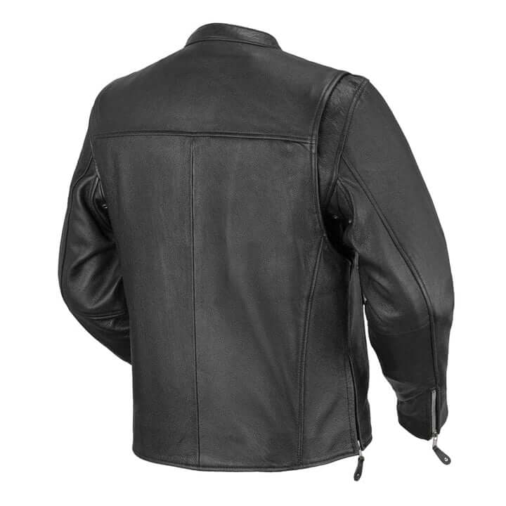 Motorcycle Riding Jacket Back Side View