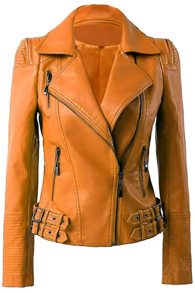 Plus Size Fashion Leather Jacket