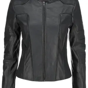 Plus Size Genuine Leather Jacket