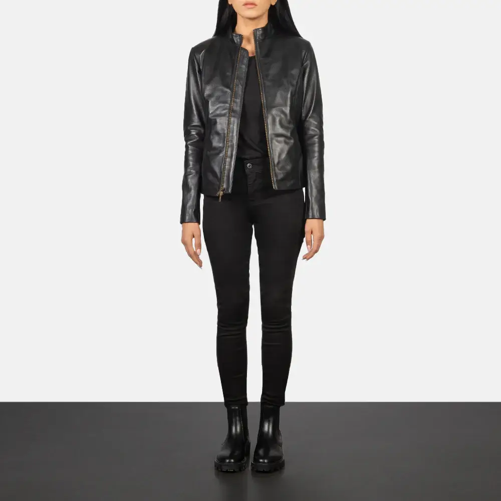 Premium Women Biker Jackets Front View