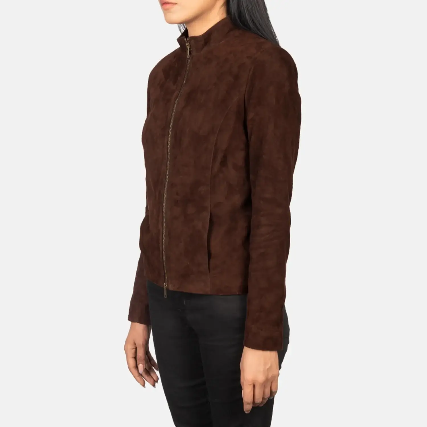 Stylish Women Motorcycle Jacket Left Side View
