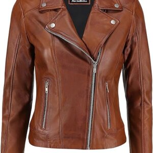 Women's Leather Riding Jacket