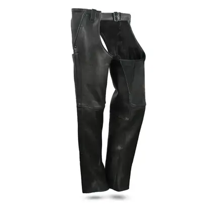 Biker Leather Chaps