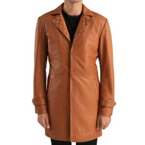 Custom Leather Trench Coat