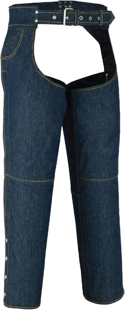 Denim Motorcycle Chaps