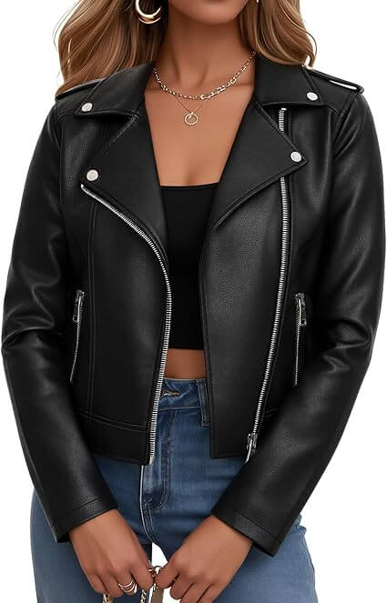 Genuine Leather Jacket Women