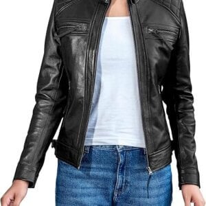 Genuine Leather Jacket for Women