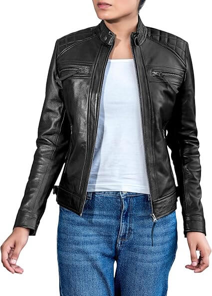 Genuine Leather Jacket for Women