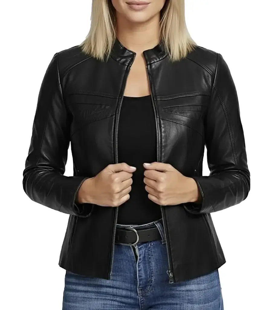 Ladies Cafe Racer Jacket