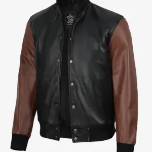 Lightweight Leather Bomber Jacket
