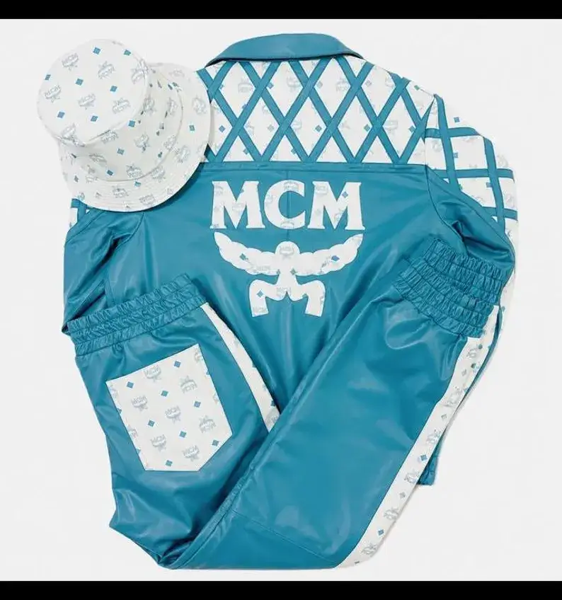 MCM Fashion Leather Suit Back Side View