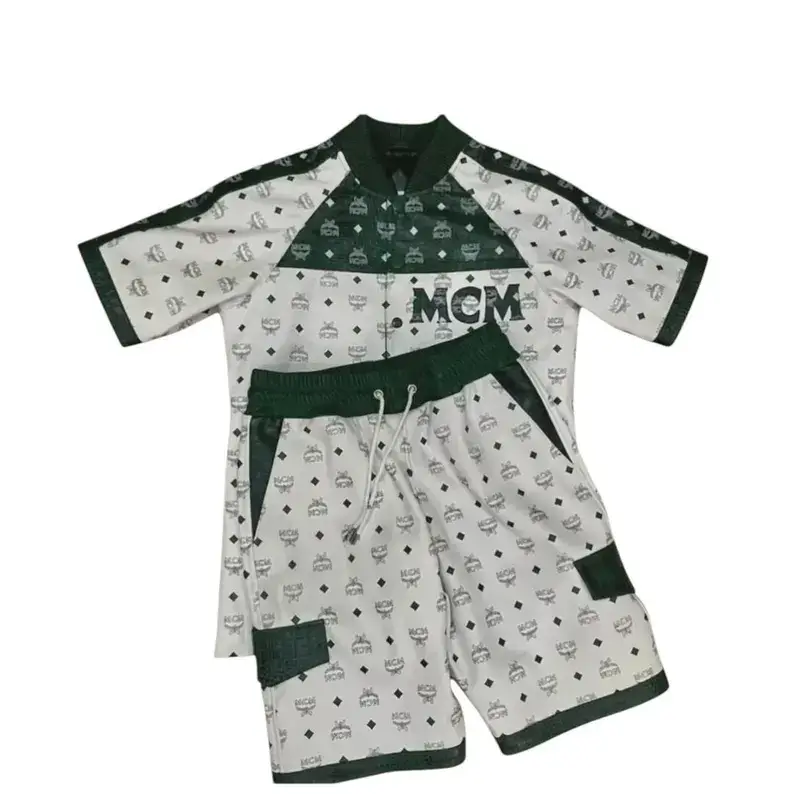 MCM Short Sleeve Leather Suit