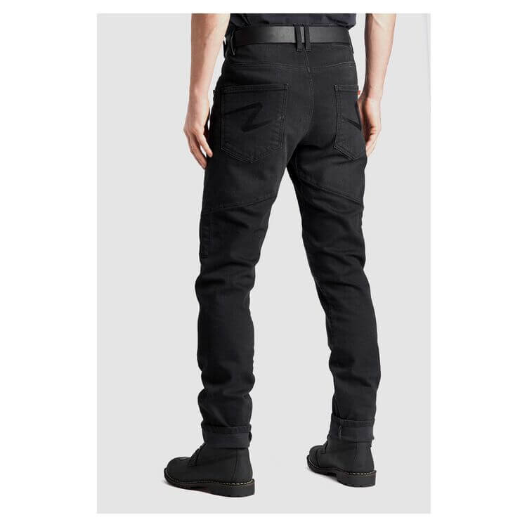 Men's Casual Denim Pants Back Side View