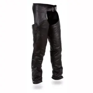 Men's Leather Motorcycle Chaps