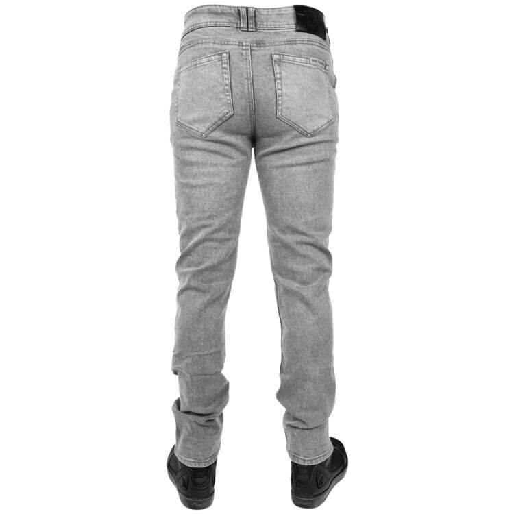 Men's Slim Fit Denim Pants Back Side View