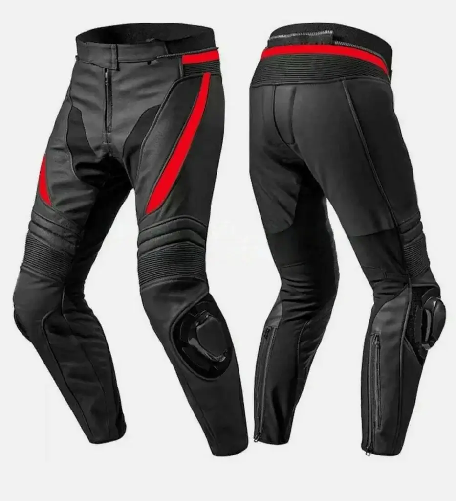 Motorcycle Leather Riding Pants