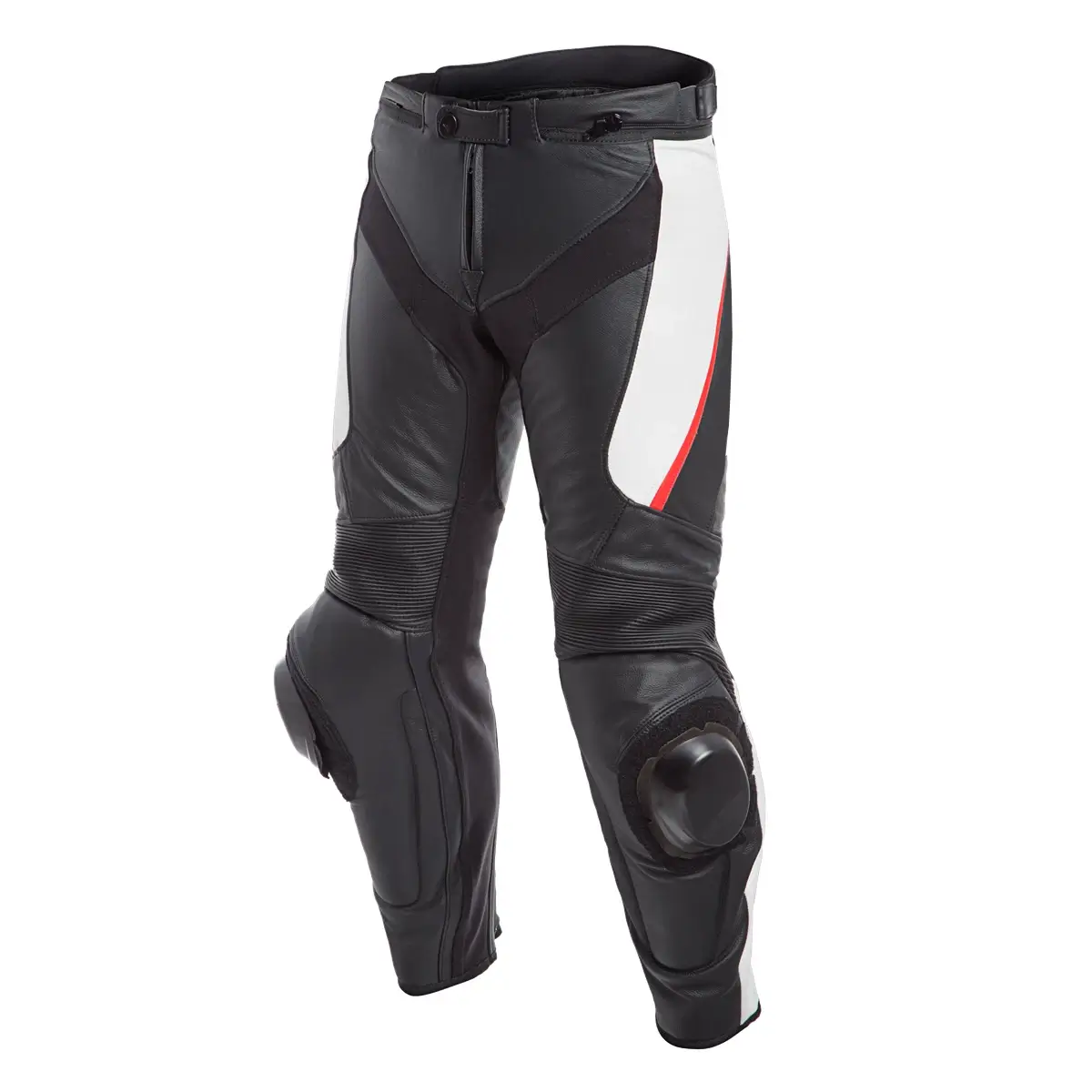 Motorcycle Pants With Knee Armor Front Side View