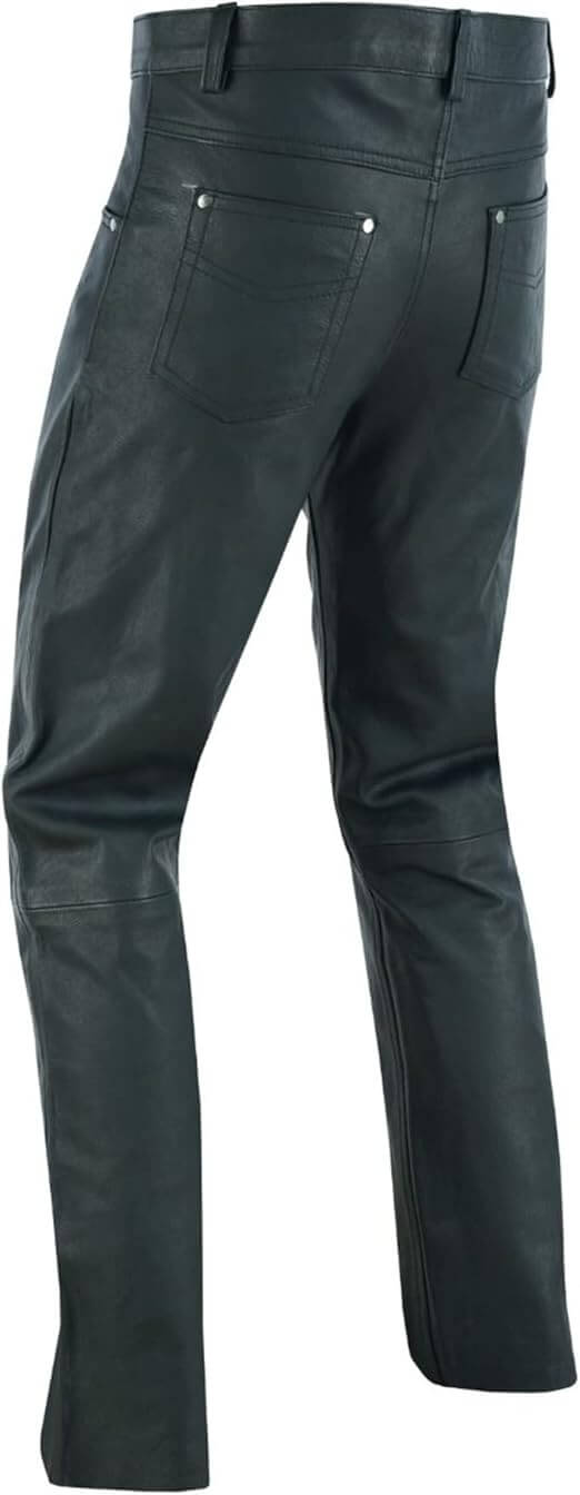 Premium Leather Riding Pants Back Side View
