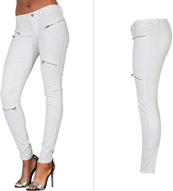 Women's Adventure Motorcycle Pants Back Side View