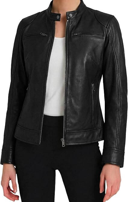 Women's Casual Leather Jacket