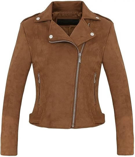 Women's Casual Suede Jacket