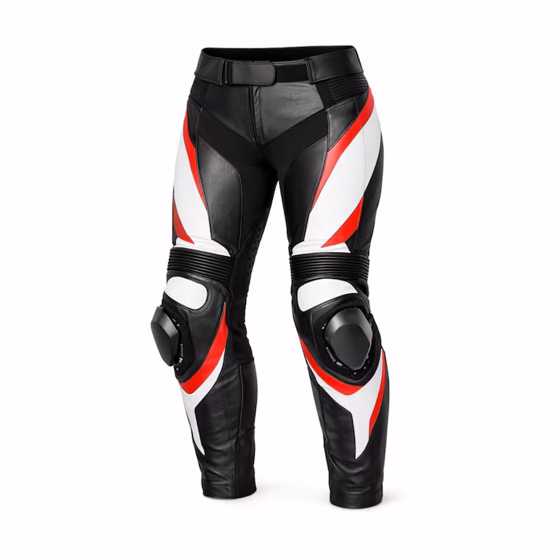 Women's Genuine Leather Motorcycle Pants