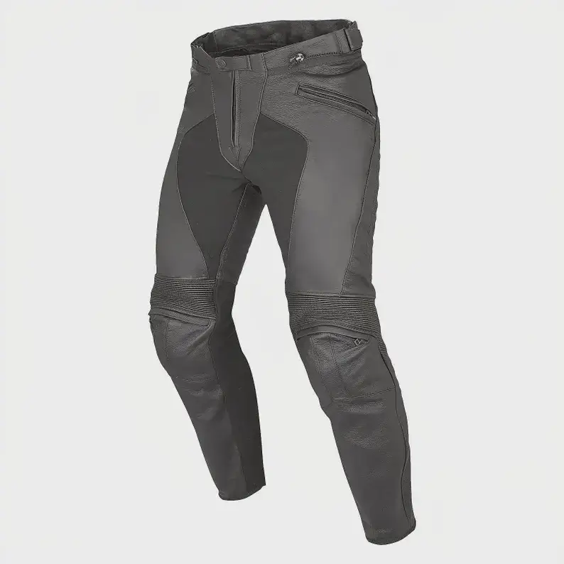 Women's Leather Biker Pants