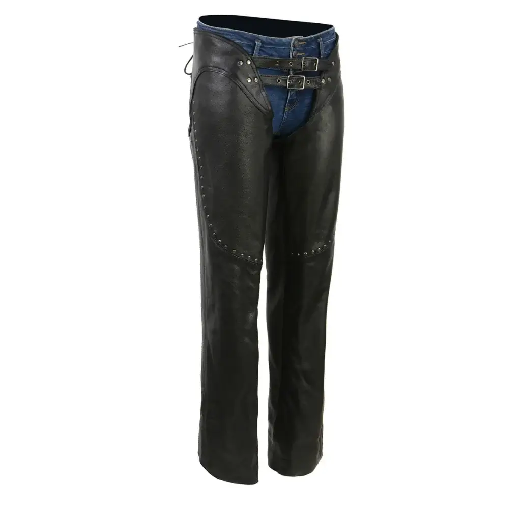 Women's Motorcycle Leather Chaps