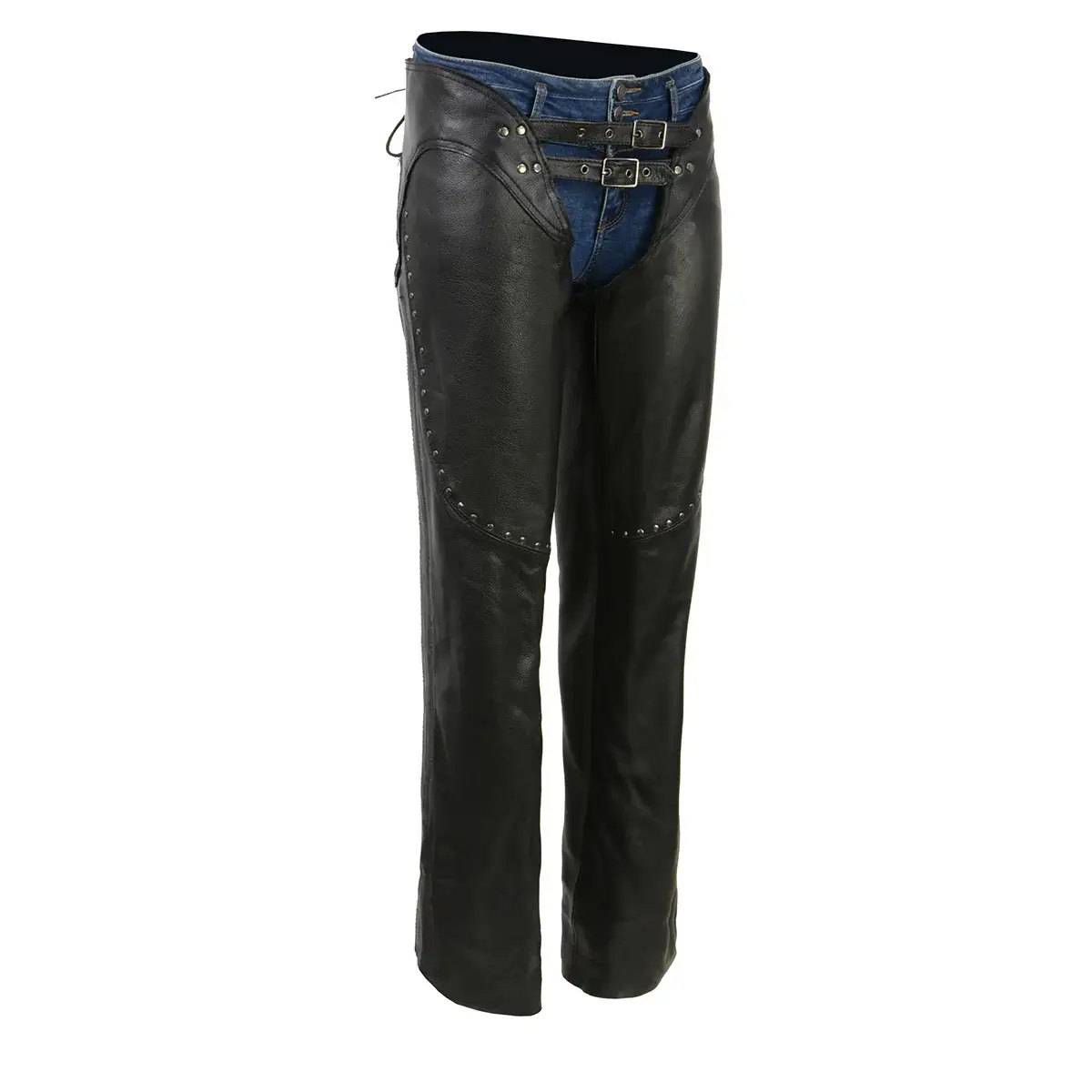 Women's Motorcycle Leather Chaps