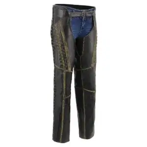 Women's Armored Leather Chaps