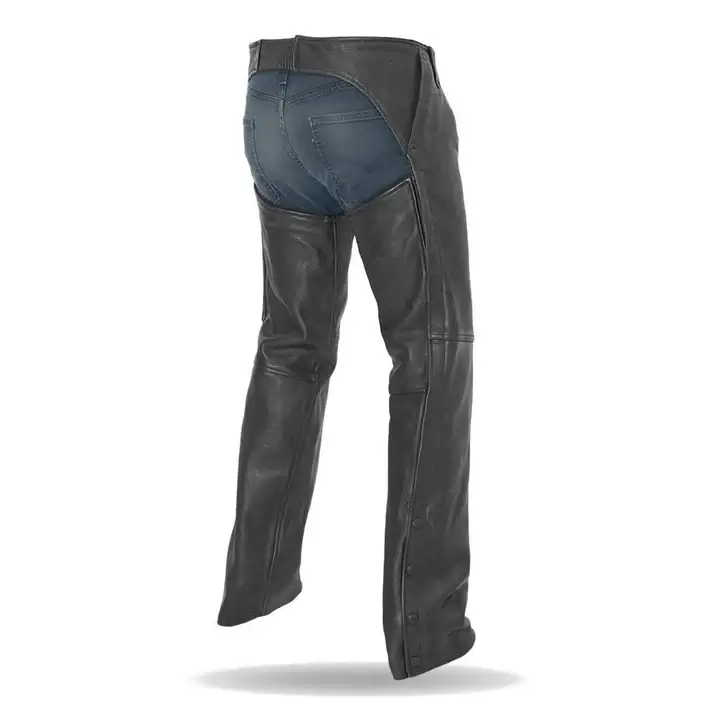 Women's Classic Leather Chaps Back Side View