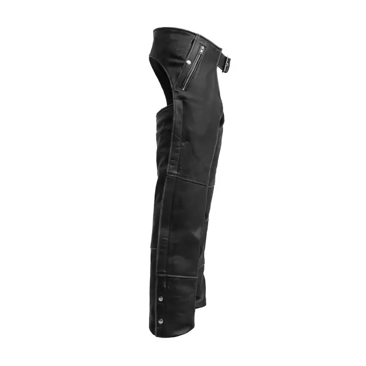 Women's Cruiser Leather Chaps Side View